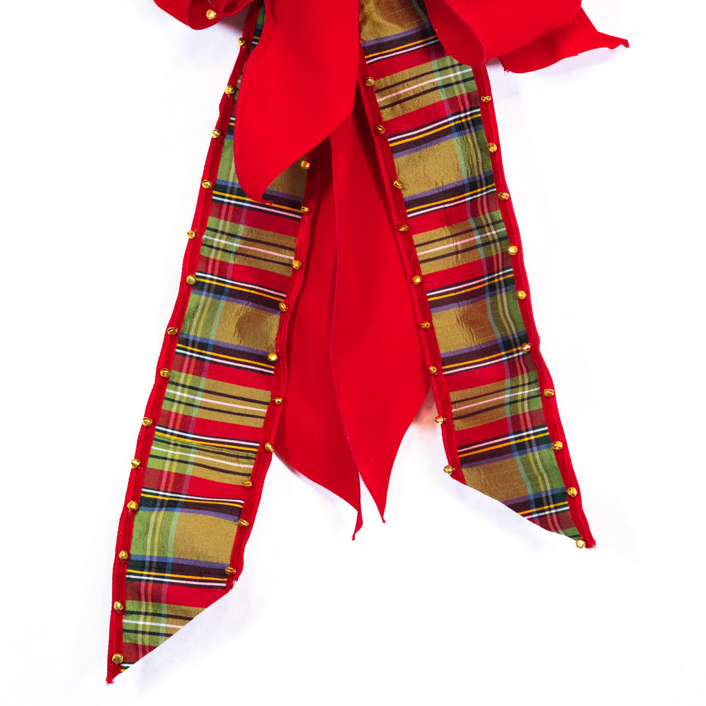 McFarland Plaid Bow with Bell Edge