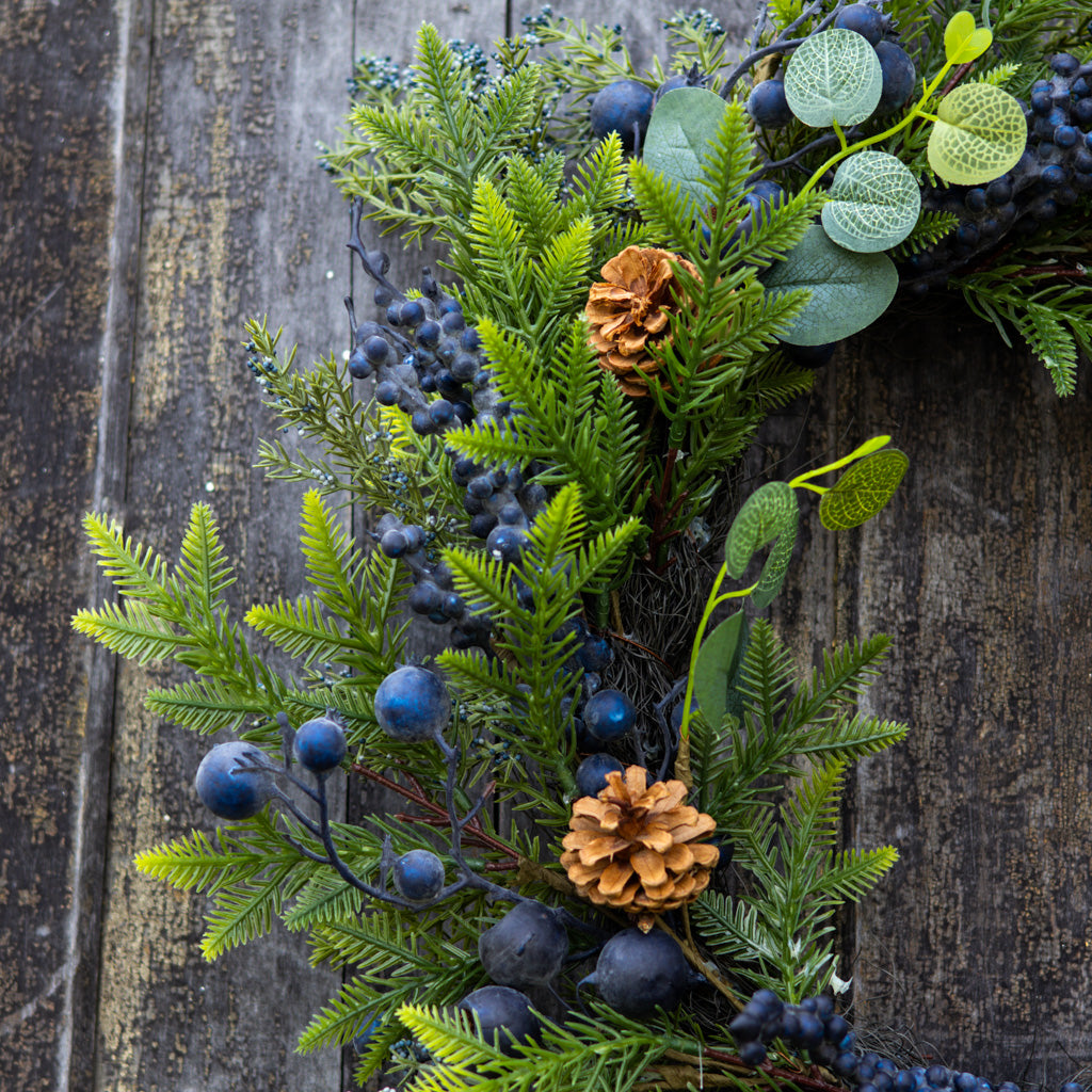 26"D Blueberry Hill Wreath