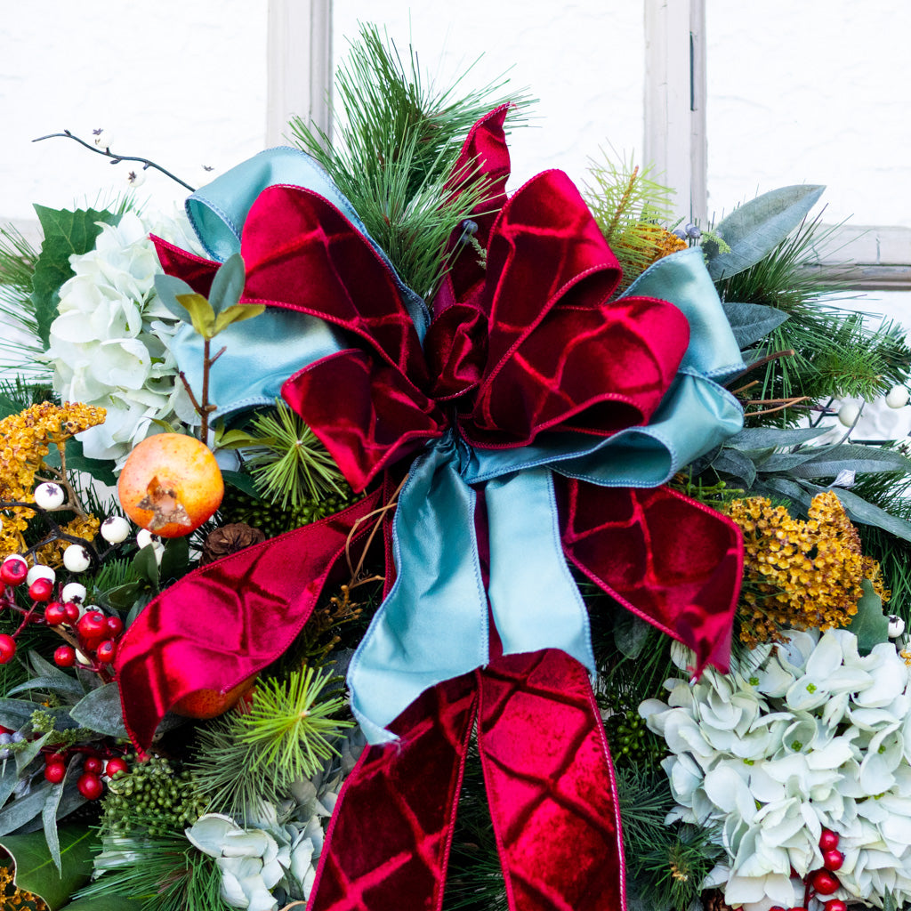 Pompous Pomegranate Holiday Wreath