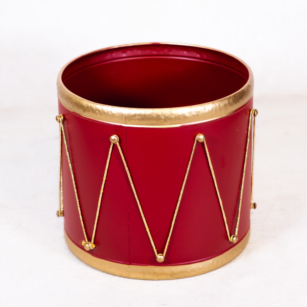 Metal Red Drum Container