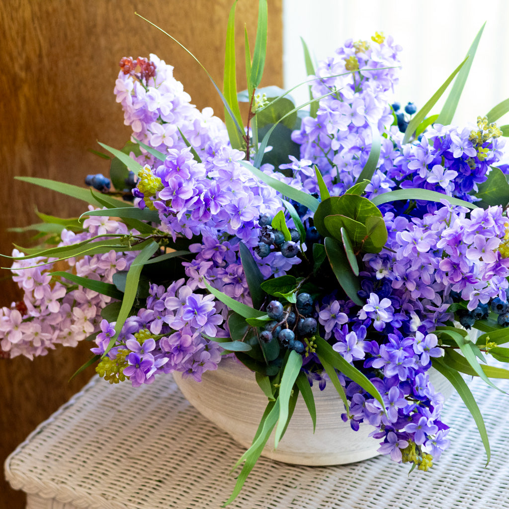 Cut Lilac Centerpiece Drop In