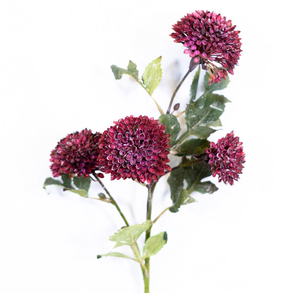 Real Touch Dahlia Dark Rose Spray