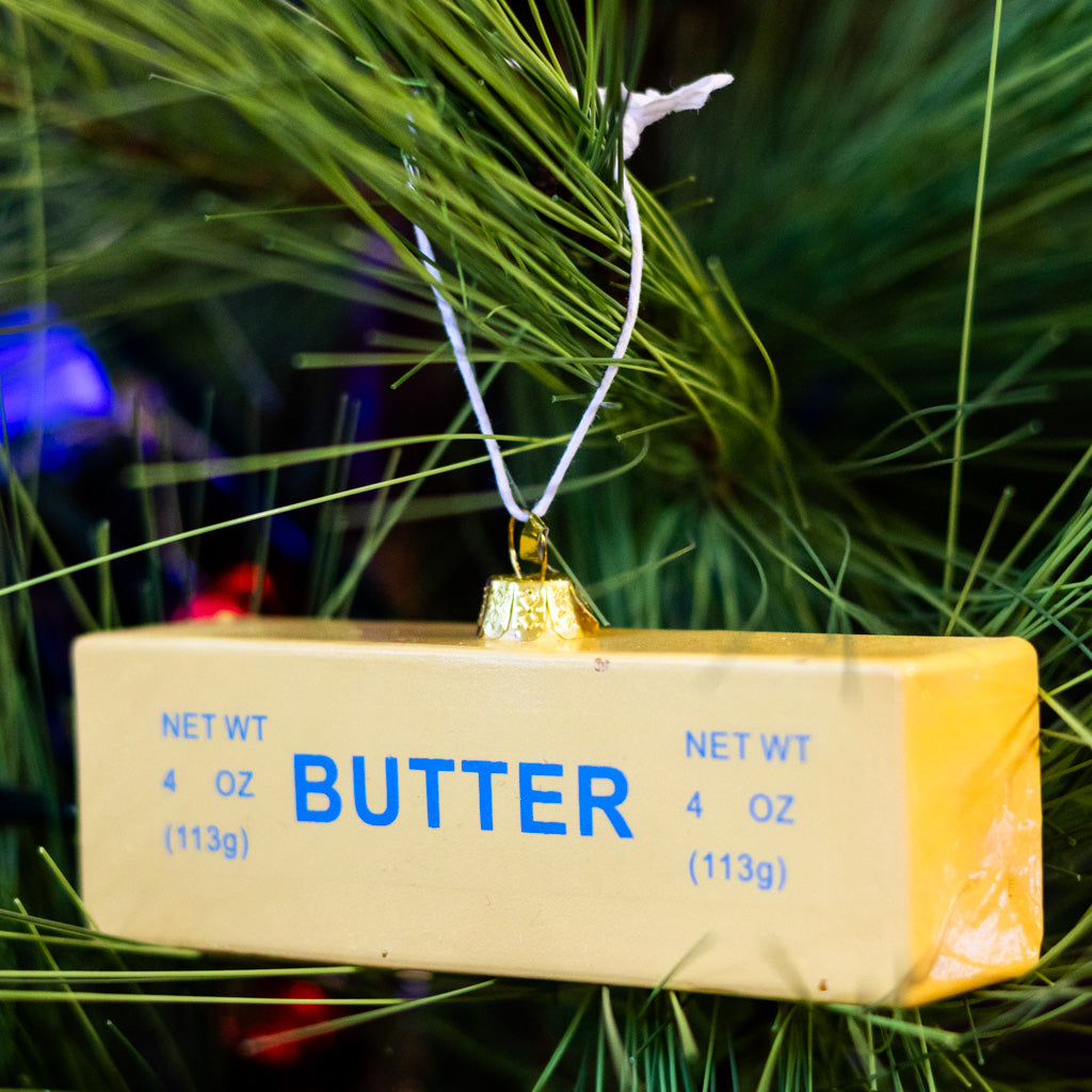Stick of Butter Glass Ornament