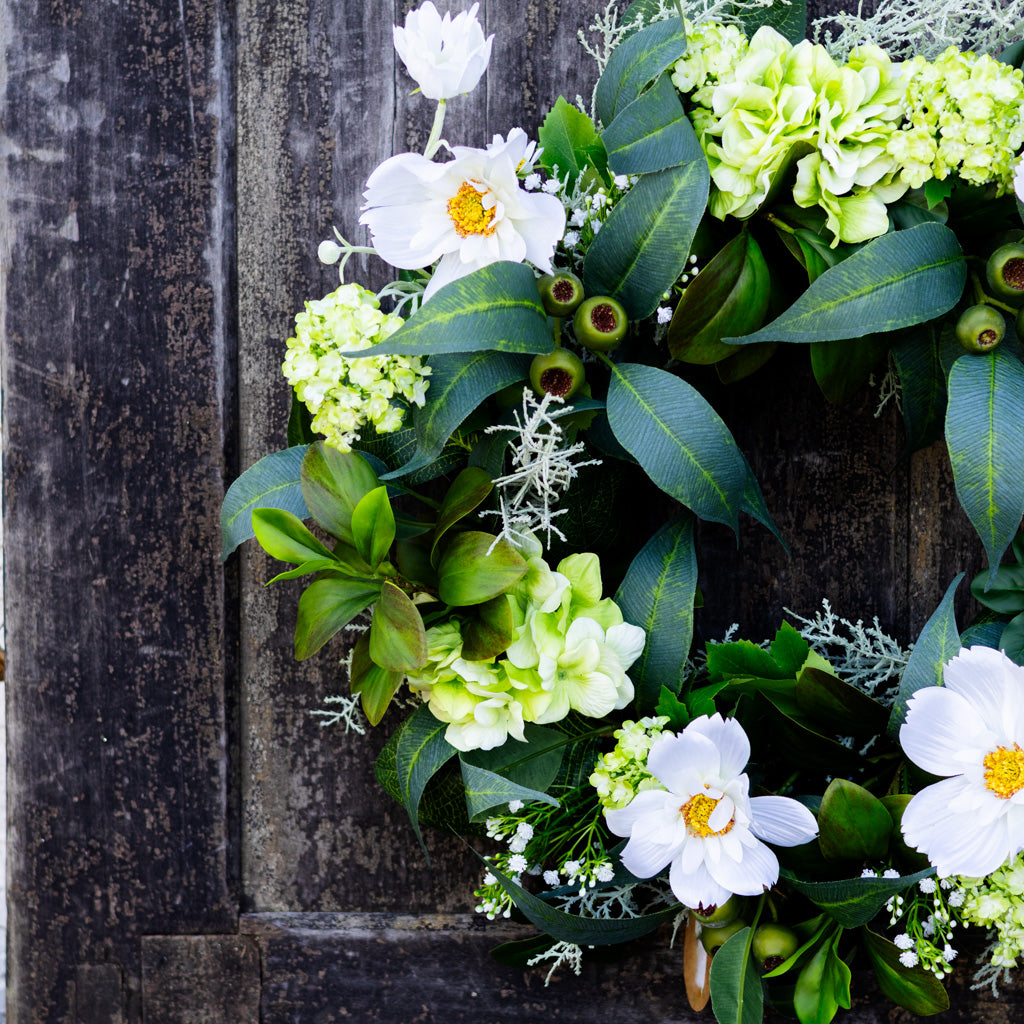 Cosmos Spring Wreath
