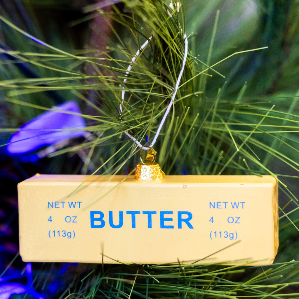Stick of Butter Glass Ornament