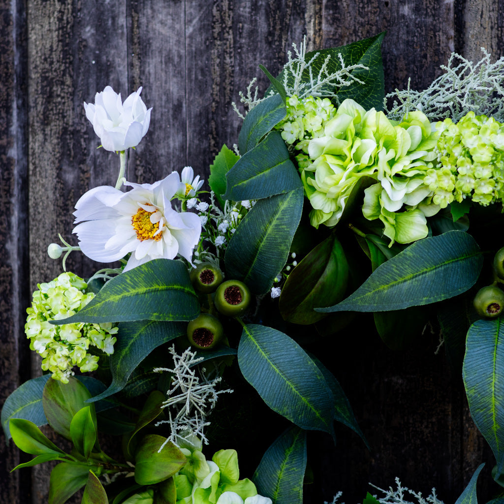 Cosmos Spring Wreath