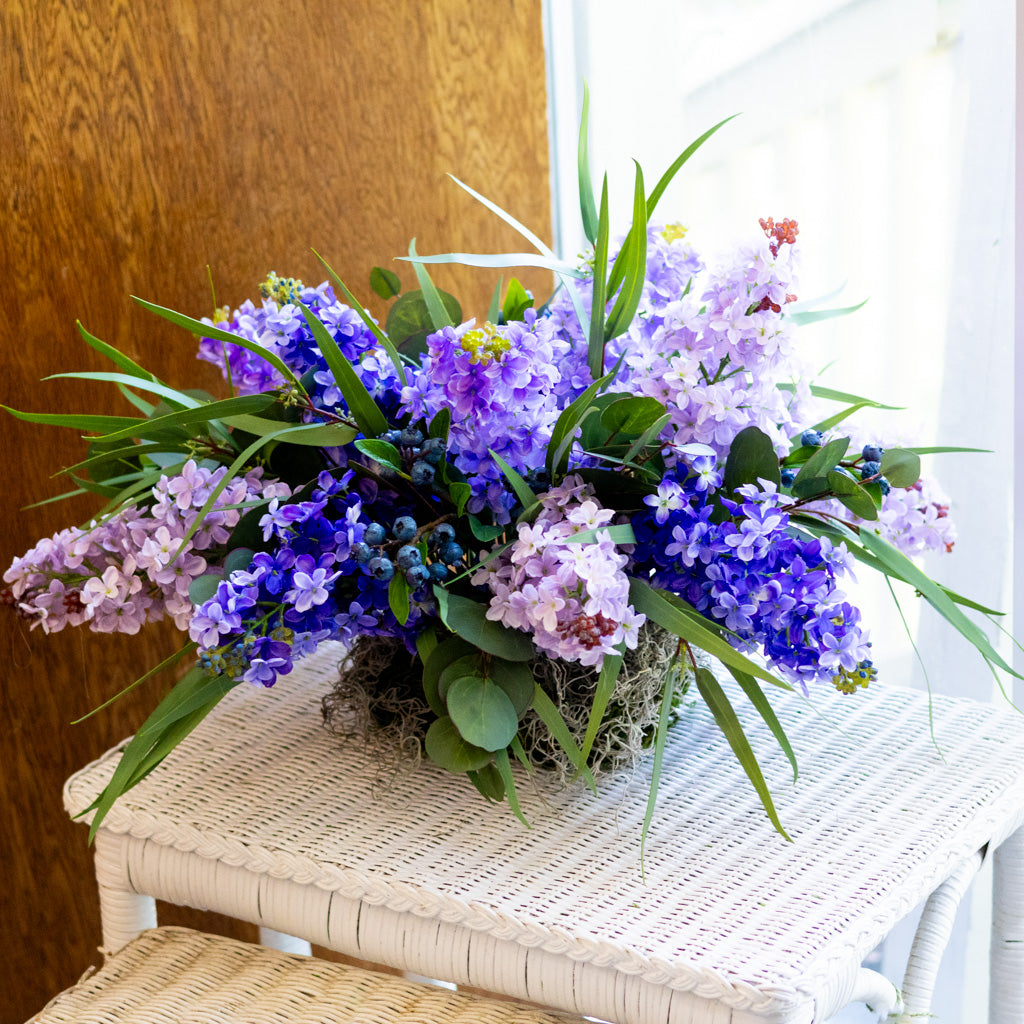 Cut Lilac Centerpiece Drop In