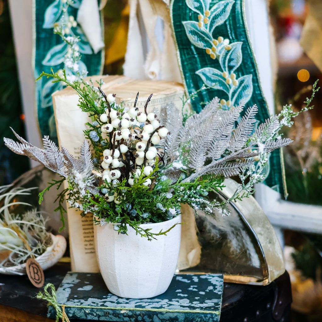 Silver Bells Mini Bouquet Drop In