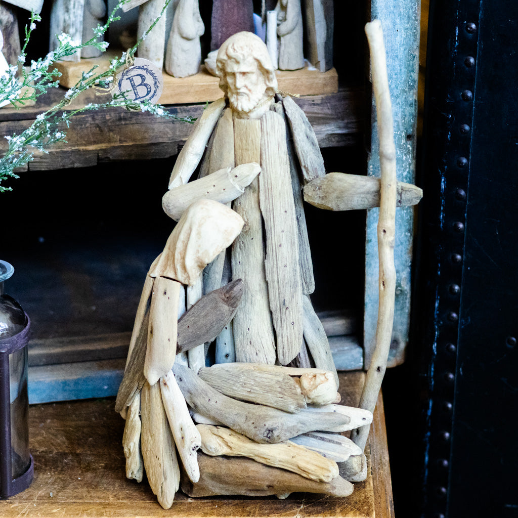 Driftwood Holy Family