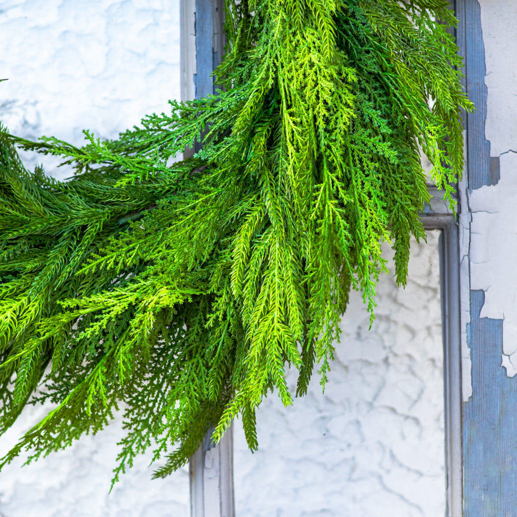 24"D Woodland Evergreen Wreath Real Touch