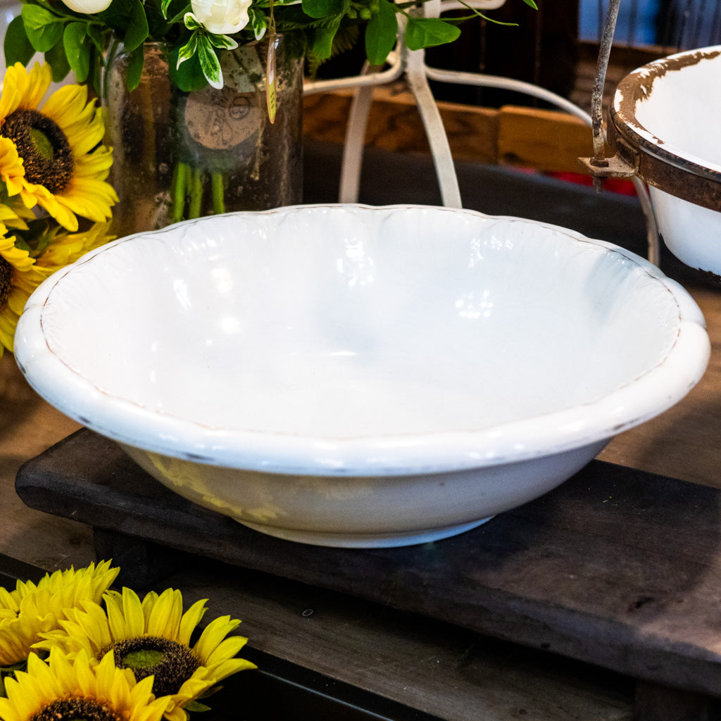Vintage Admiral V.P. Company Ironstone Wash Basin