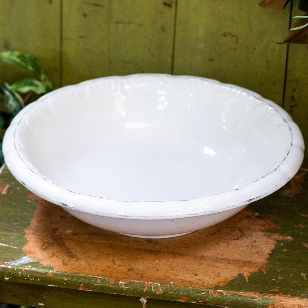 Vintage Admiral V.P. Company Ironstone Wash Basin
