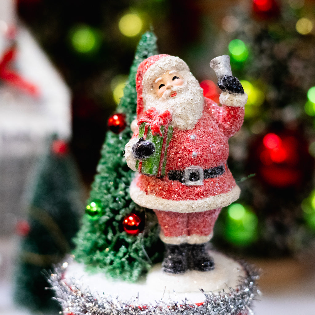 Santa with Tree Resin Box