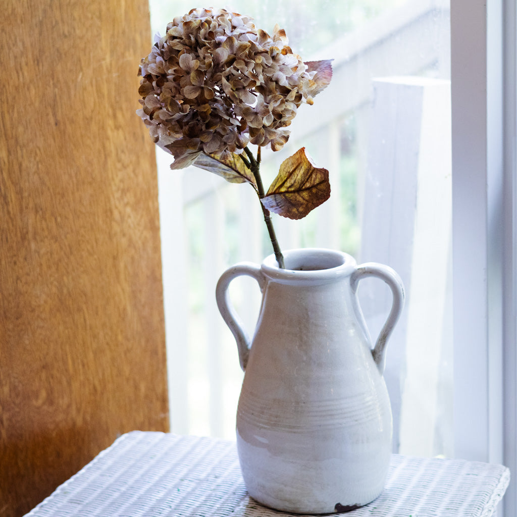 Brown Cream Hydrangea Spray
