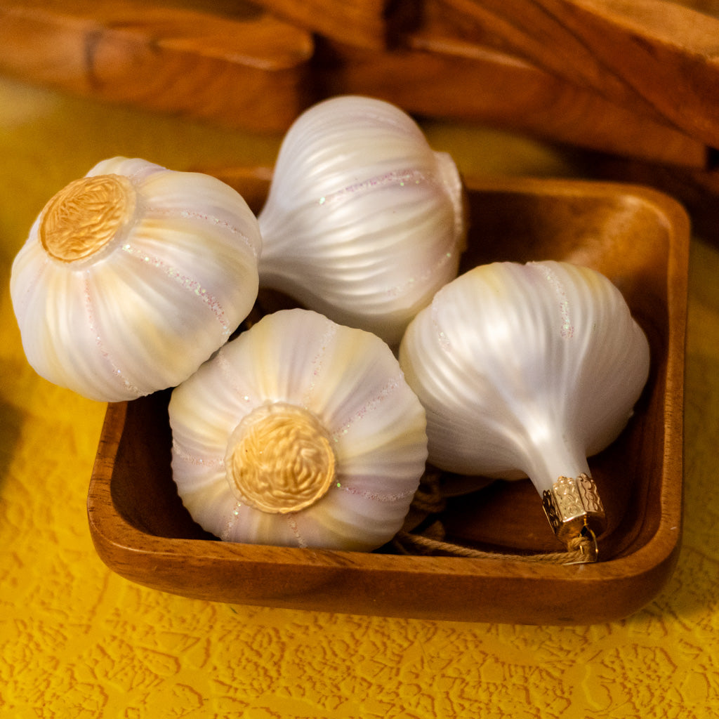 Glass Glitter Head of Garlic