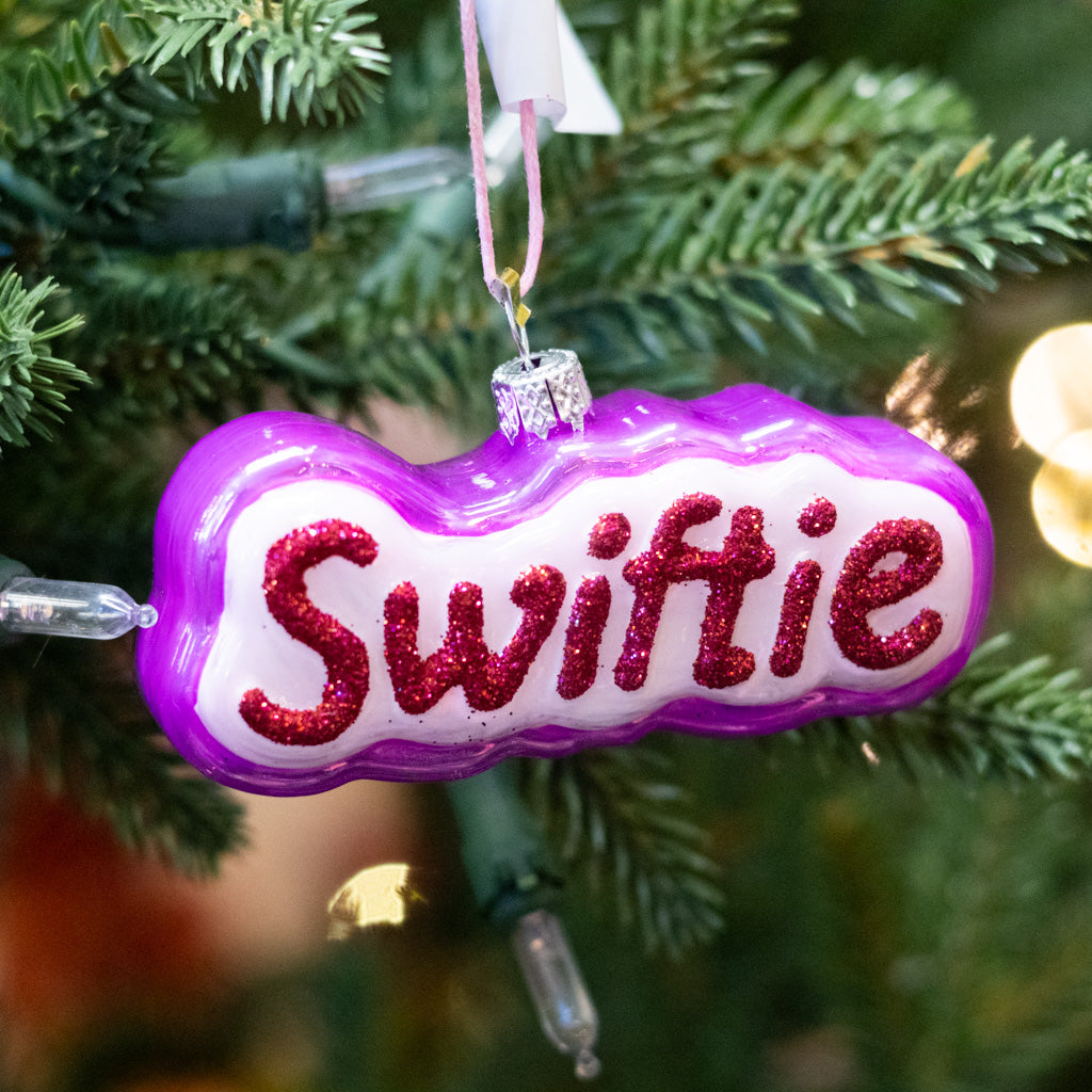 "Swiftie" Glass Ornament