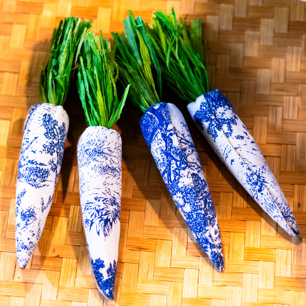Chinoiserie Easter Carrot Box of Four