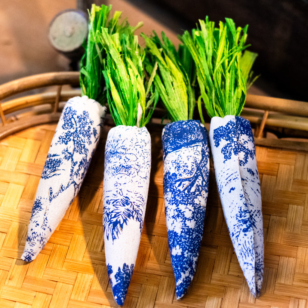 Chinoiserie Easter Carrot Box of Four