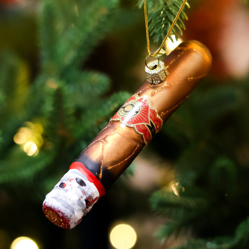 Cigar Glass Ornament