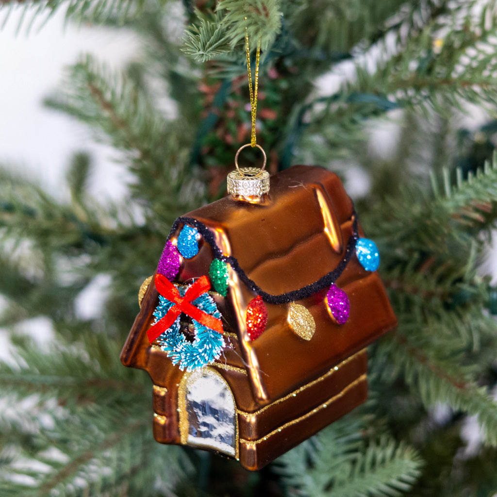 Festive Doghouse Ornament