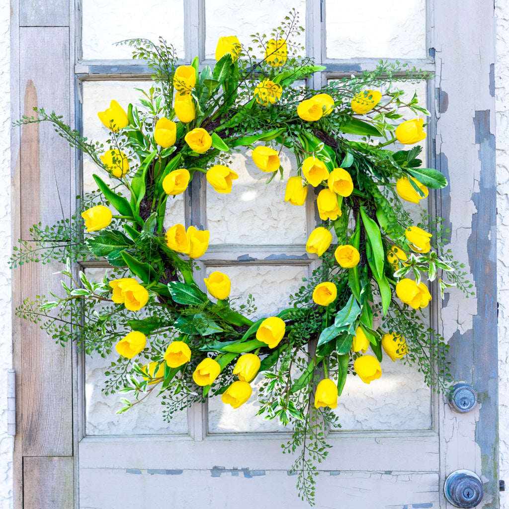 Canary Wreath