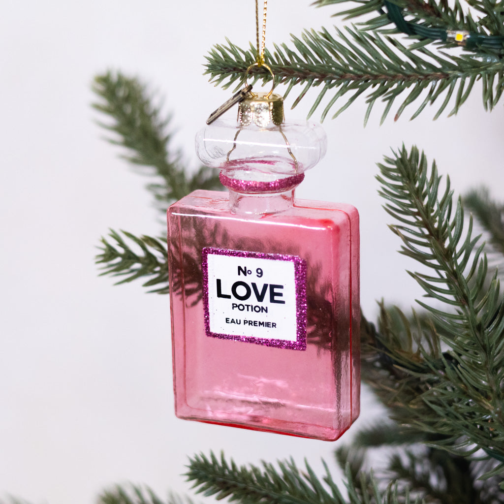 Pink Love Potion No. 9 Ornament