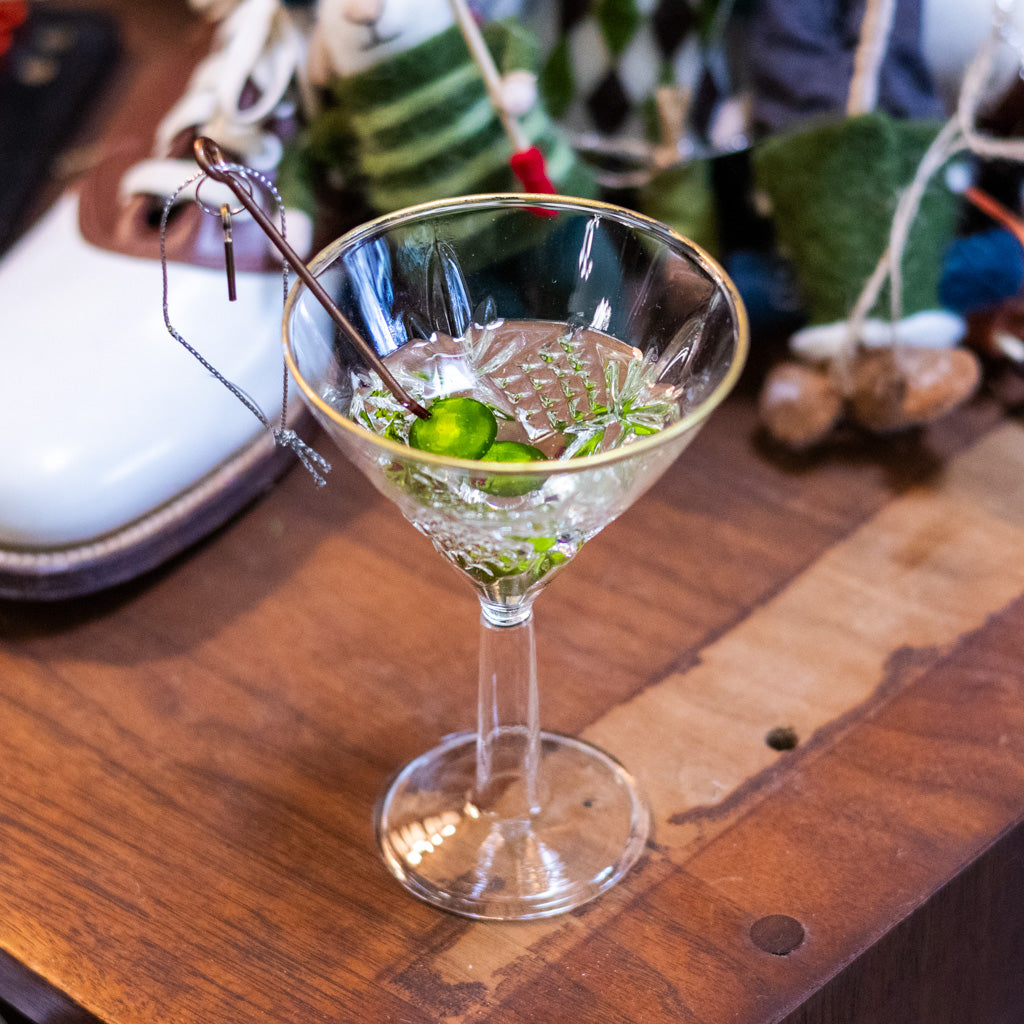 Elegant Martini Ornament