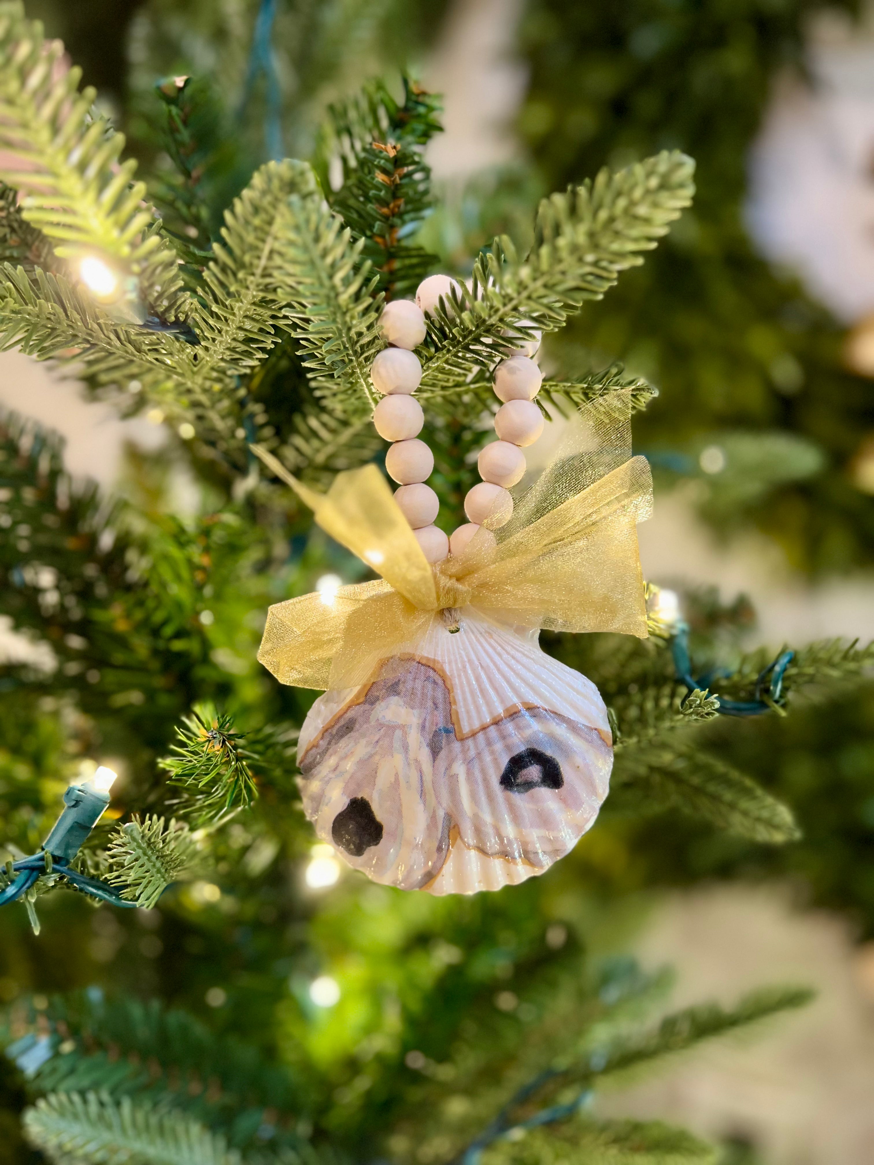 12.10.2025 @ 11AM | Oyster Shell Decoupage Ornament Workshop w/ Patricia Mothershead