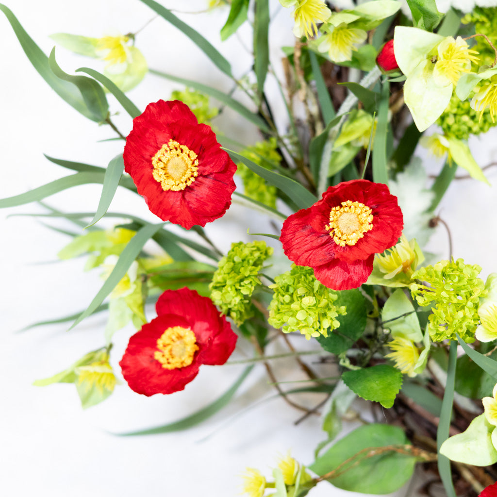 Red Poppy Wreath