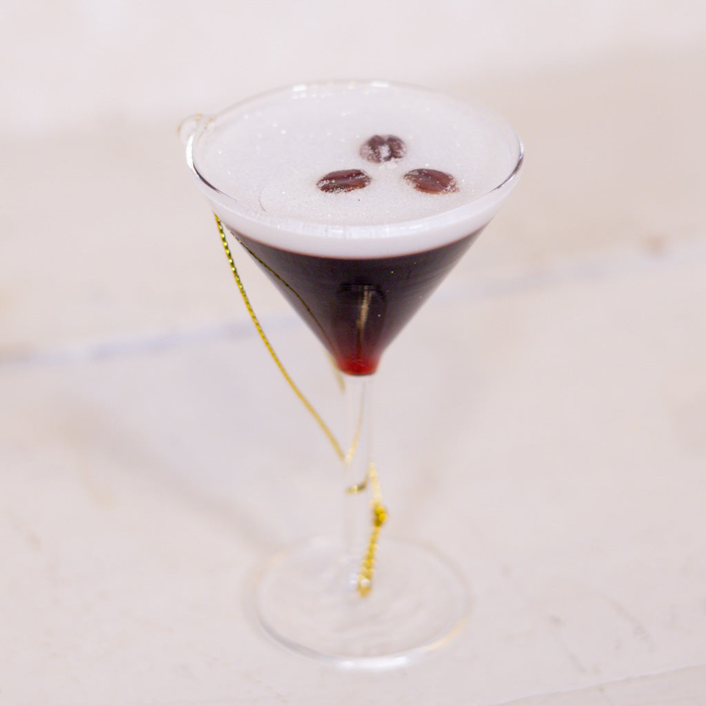 Expresso Martini Glass Ornament