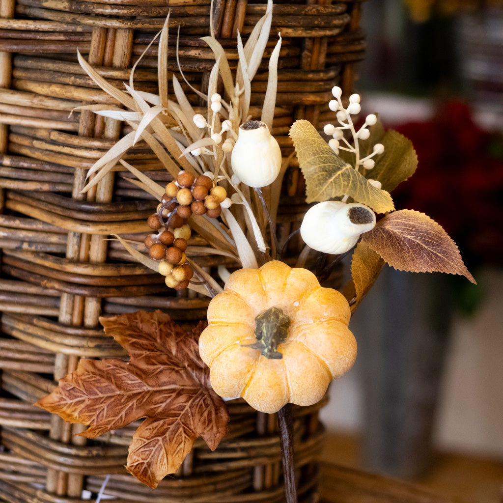 Pumpkin Yellow, Mixed Berry and Leaf Pick