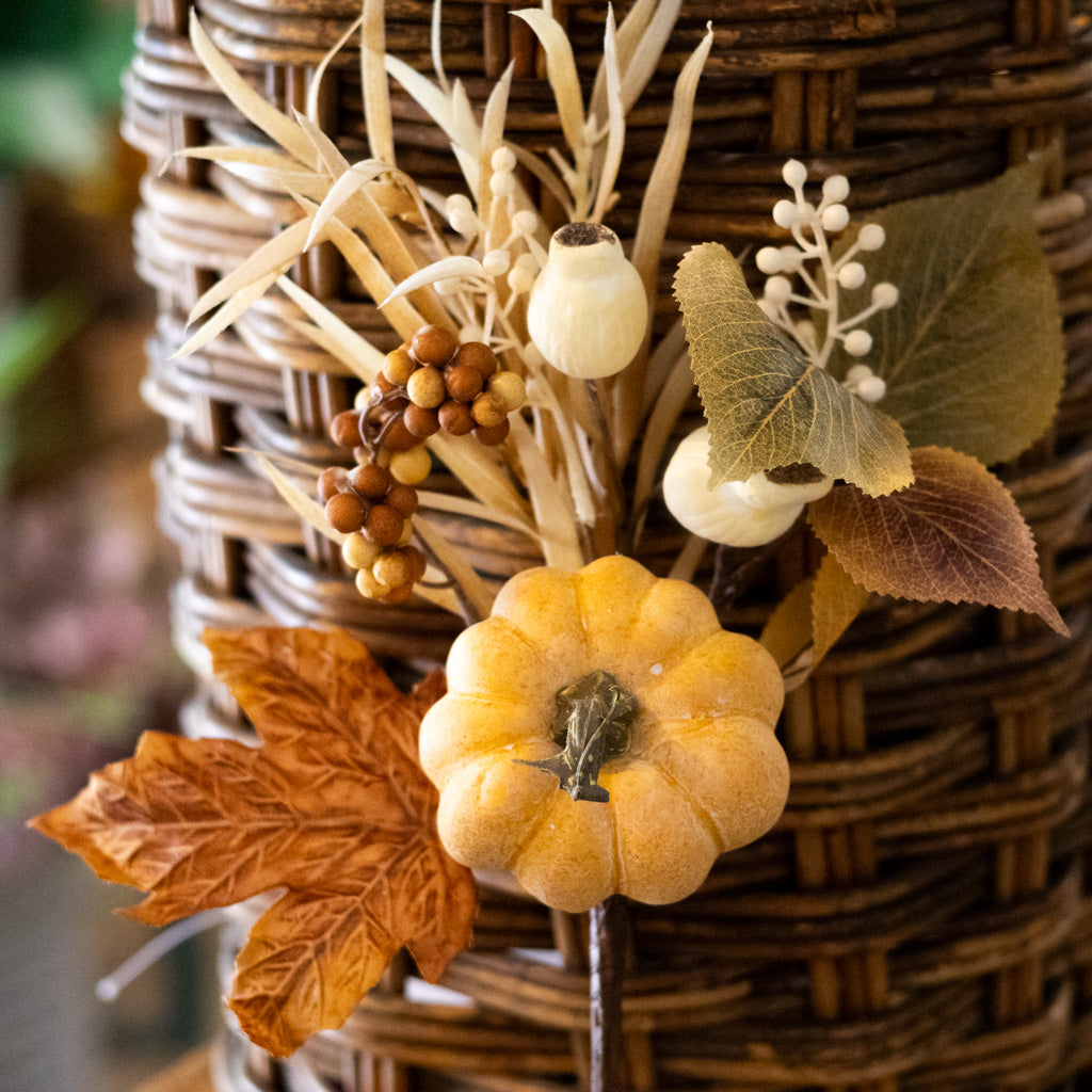 Pumpkin Yellow, Mixed Berry and Leaf Pick