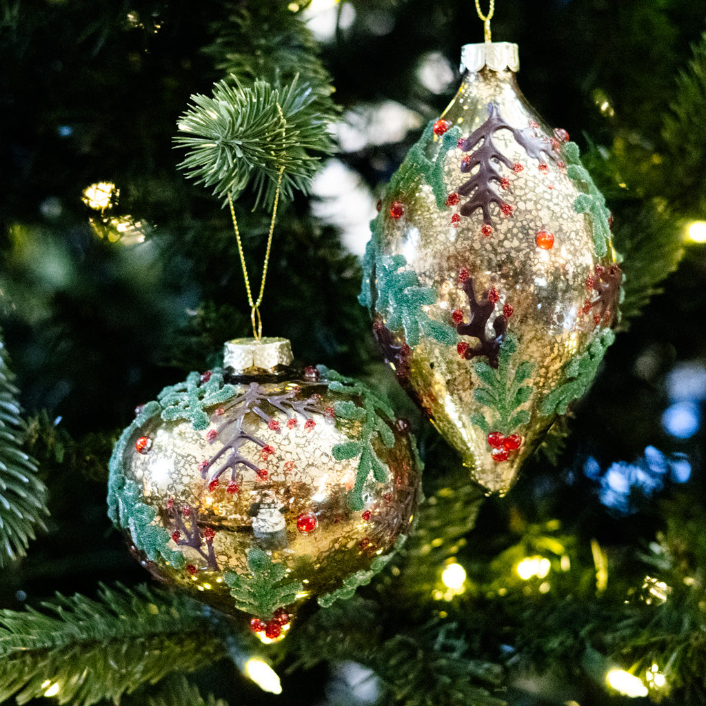 Holly Berry Sphere Ornament