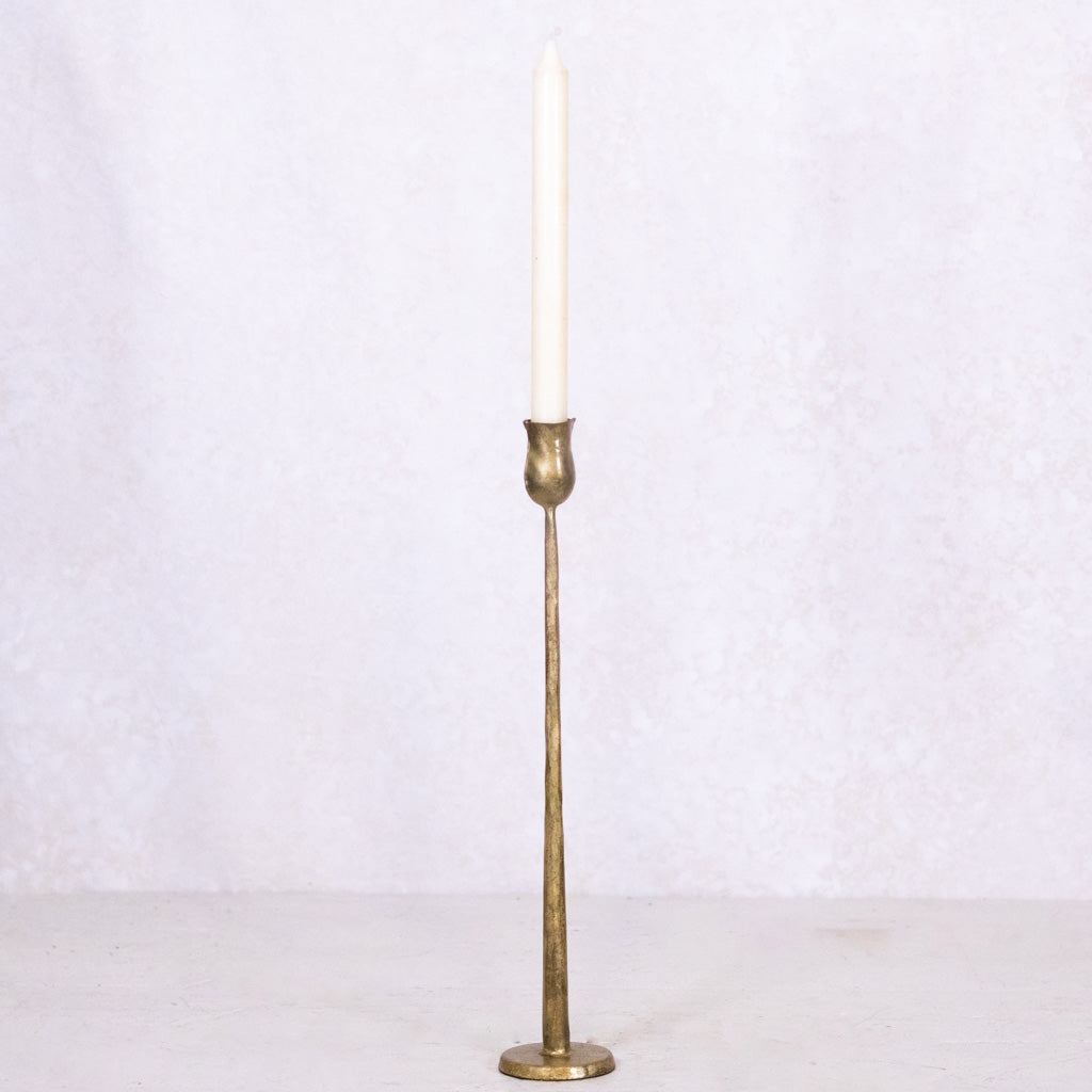 Auric Gold Candlestick Tall