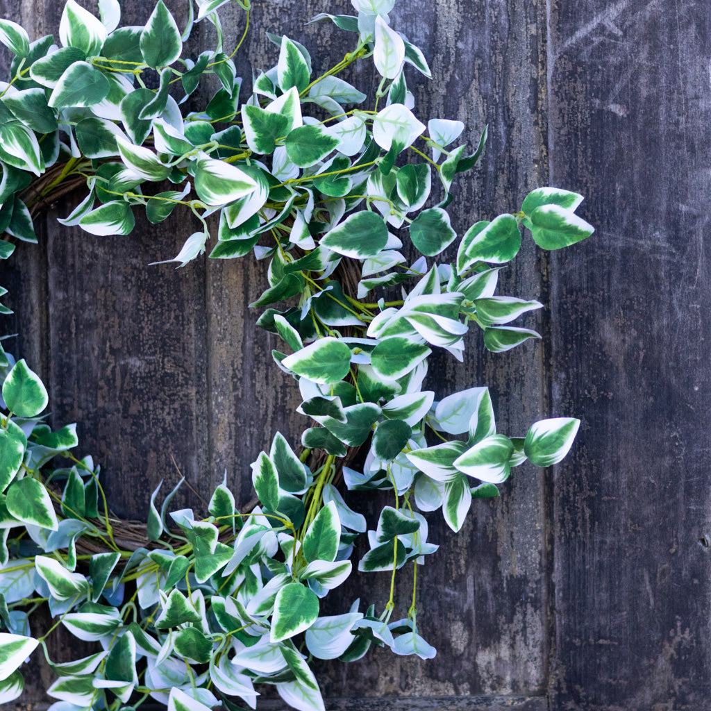 Ivy Green Cream Wreath