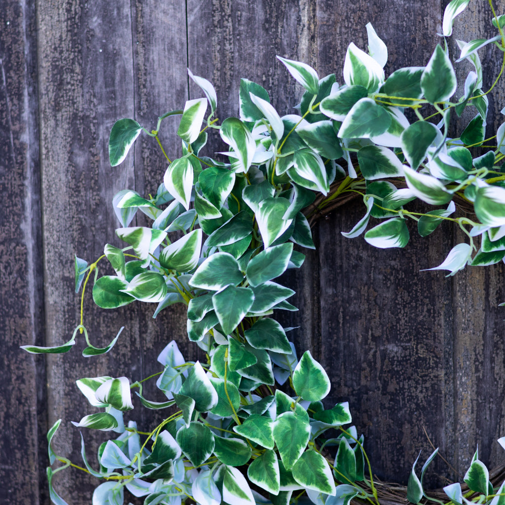 Ivy Green Cream Wreath