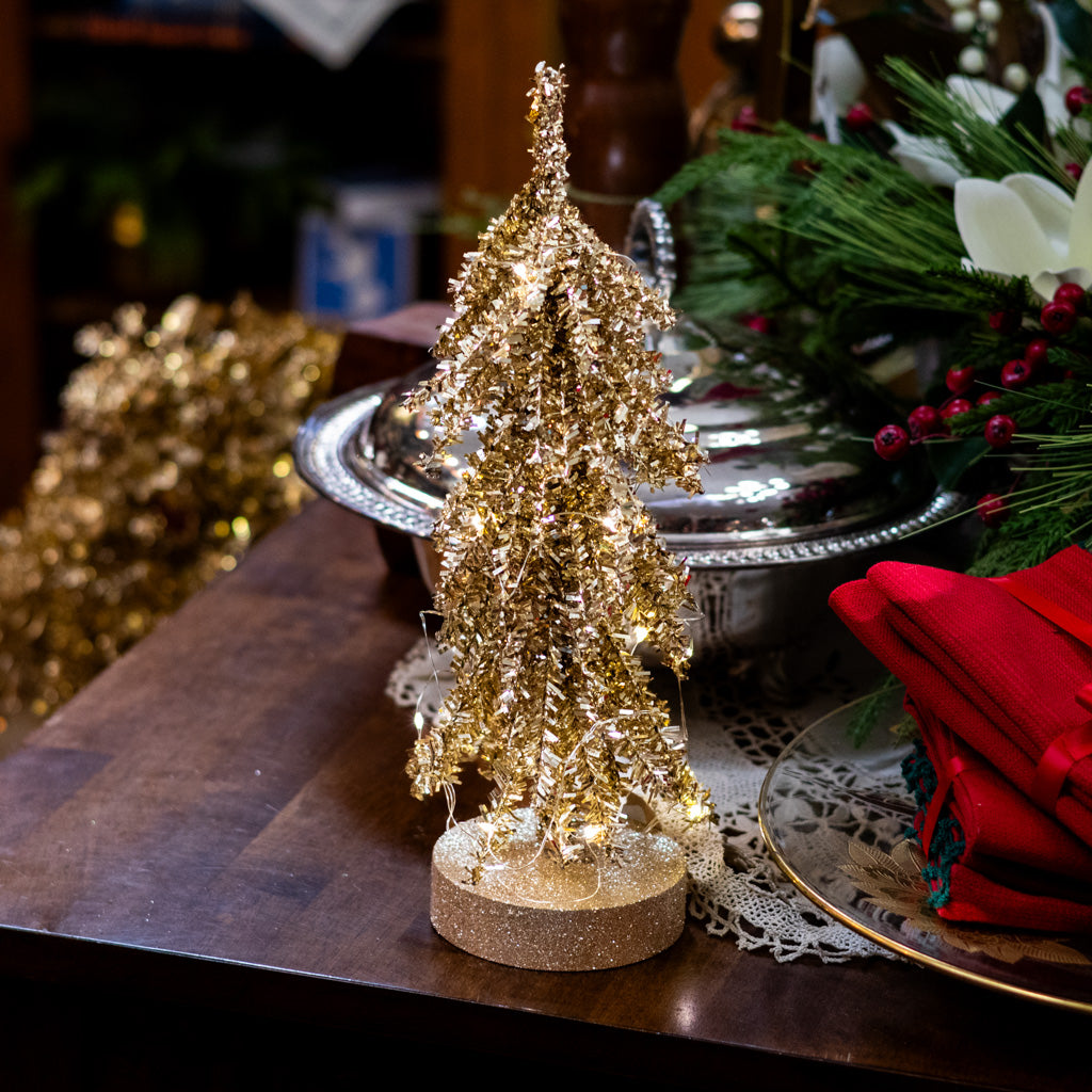 Short Micro Tinsel Branch Tree