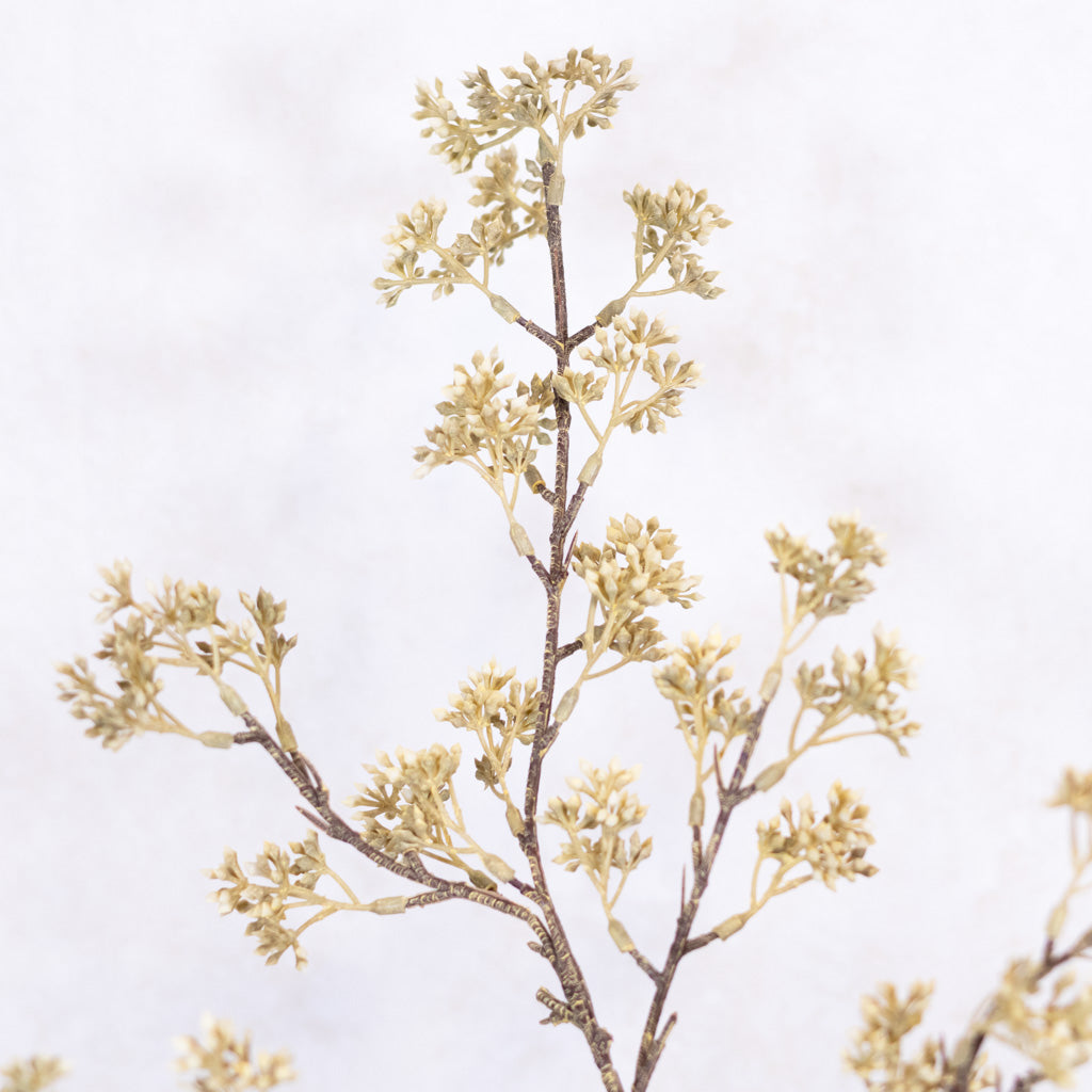 Weathered Tan Seeded Berry Spray