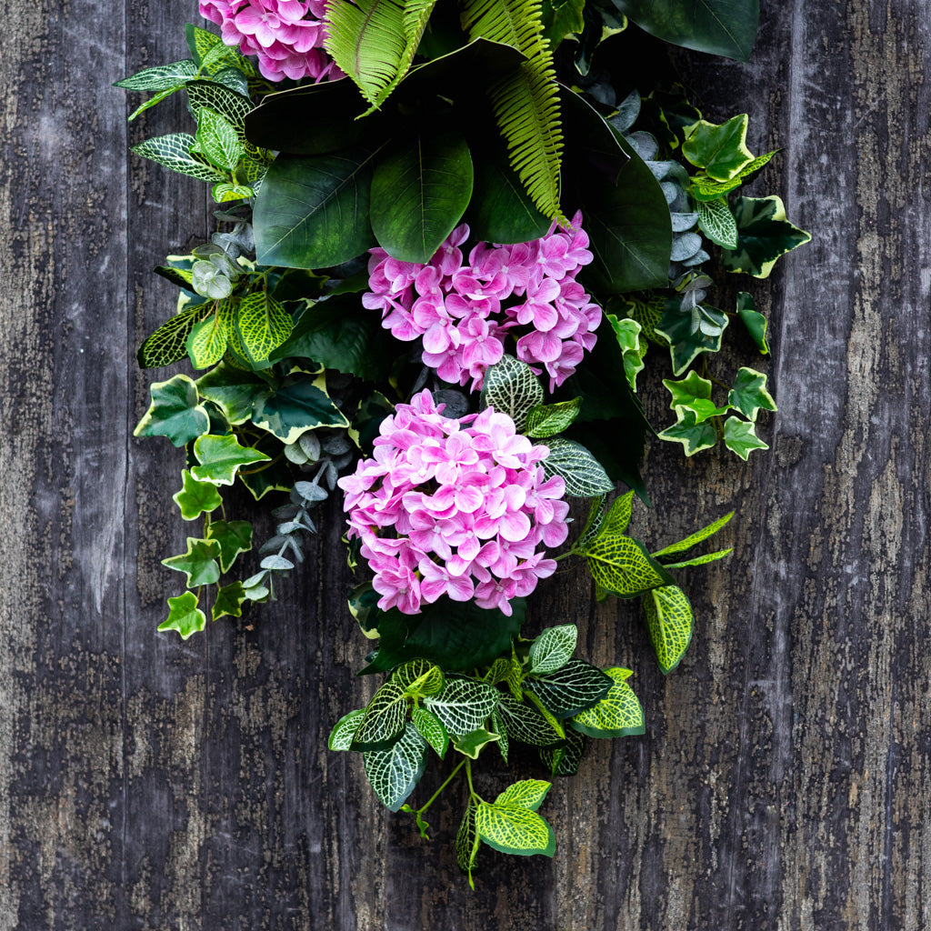 Pink Hydrangea Down Drop