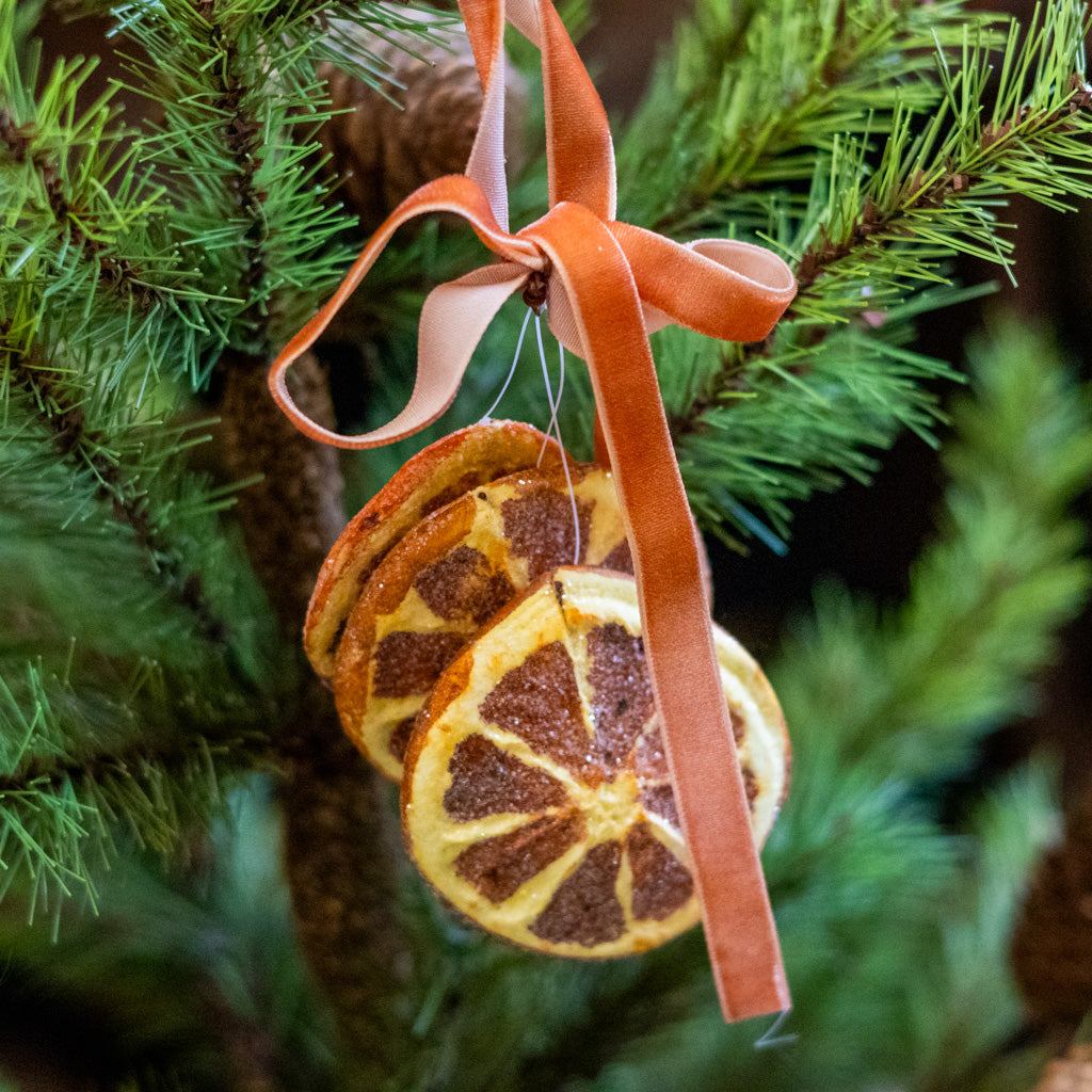 Iced Orange Slice Ornament