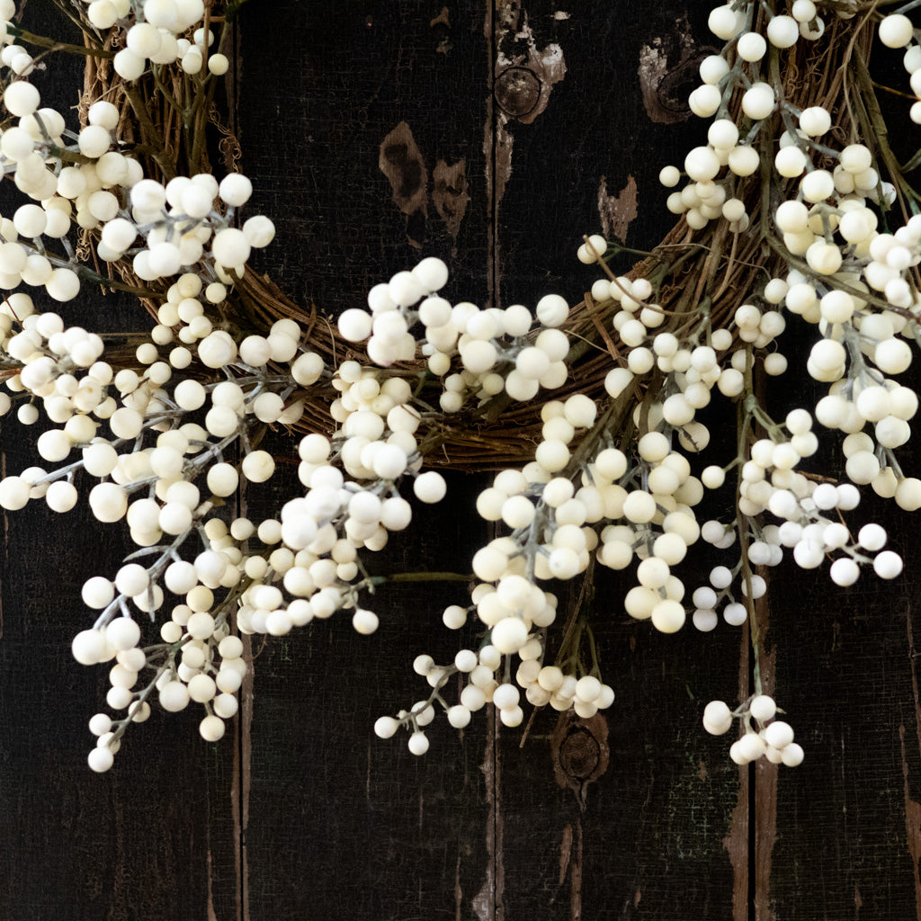 Cream Berry Wreath