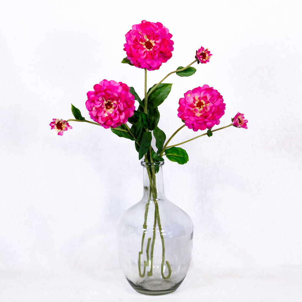 Hot Pink Zinnia Spray