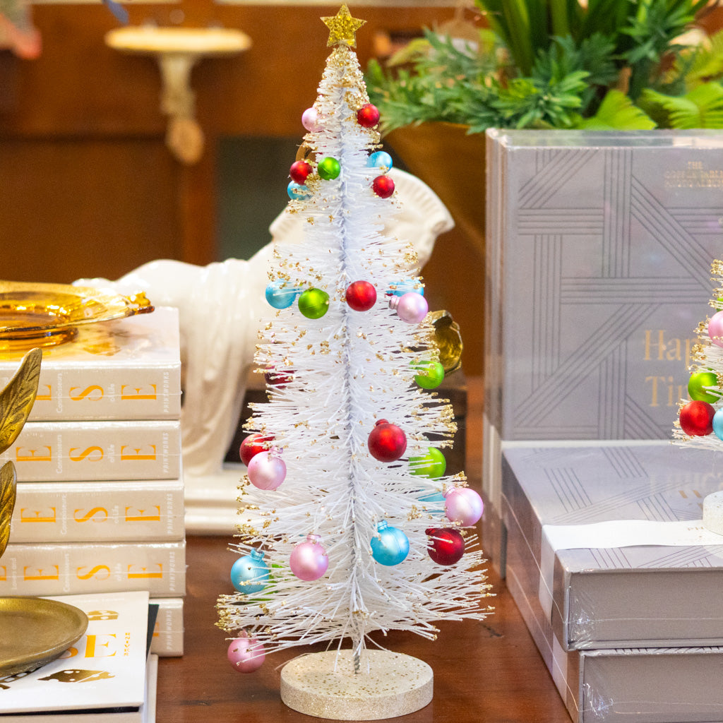 Vintage Sisal Tree with Ornaments Large