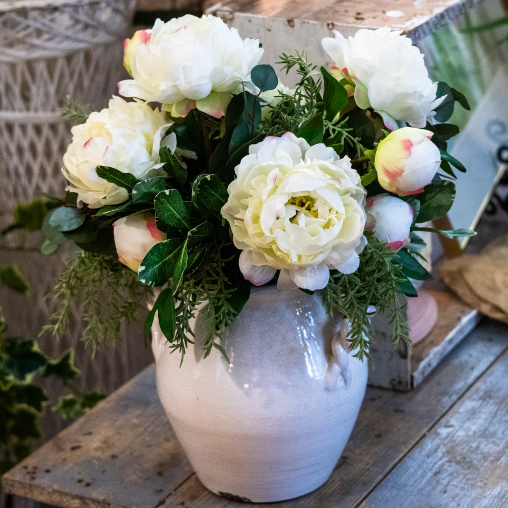 White Peony Grand Bouquet