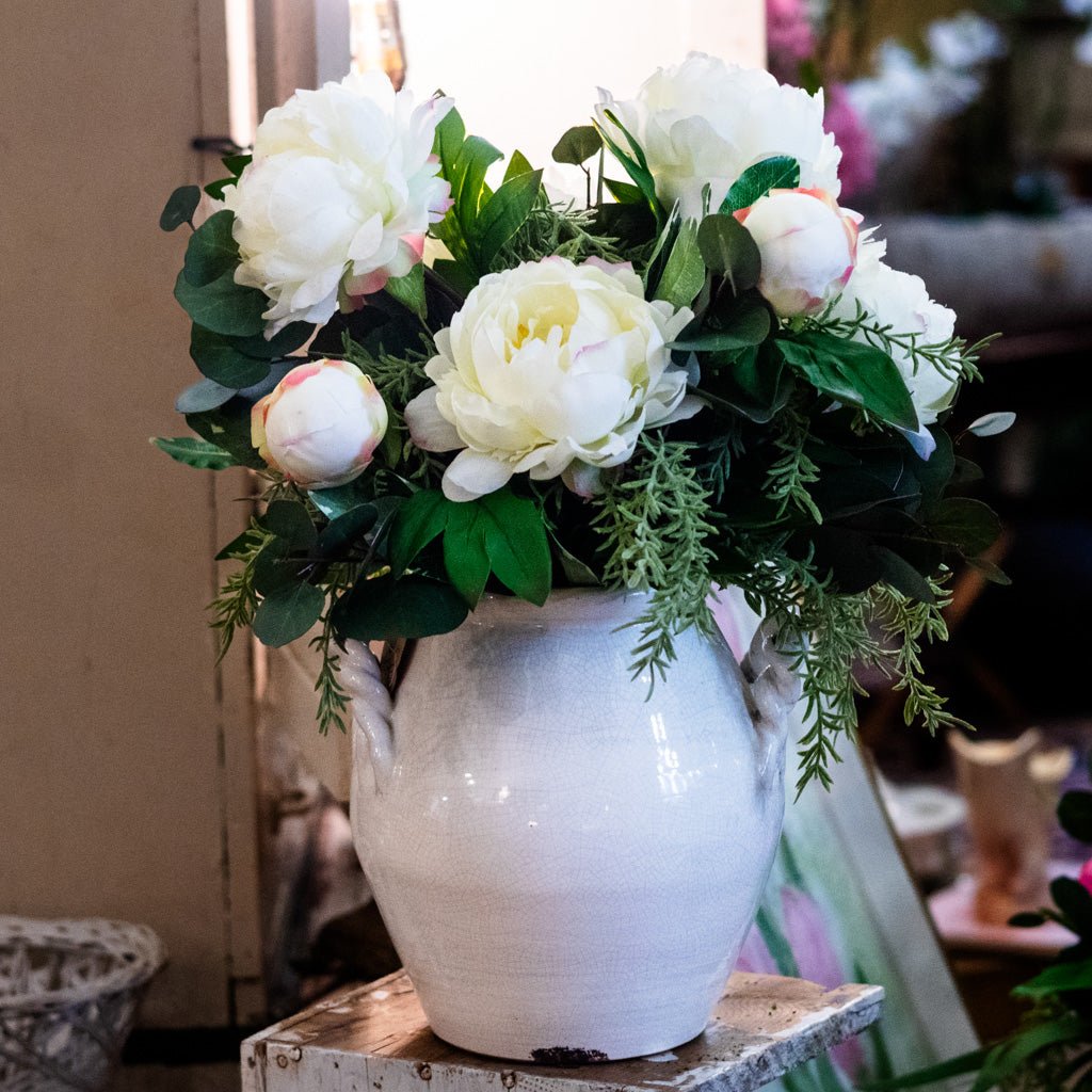 White Peony Grand Bouquet