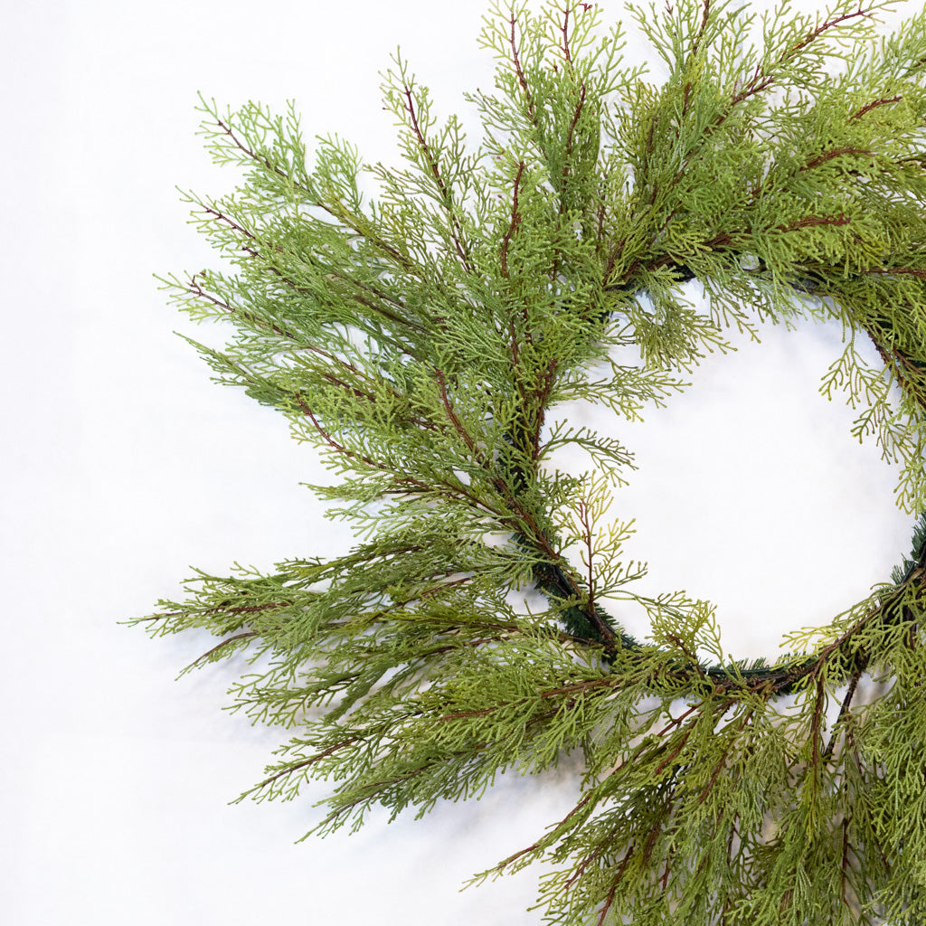 Soft Touch Cedar Wreath 26"