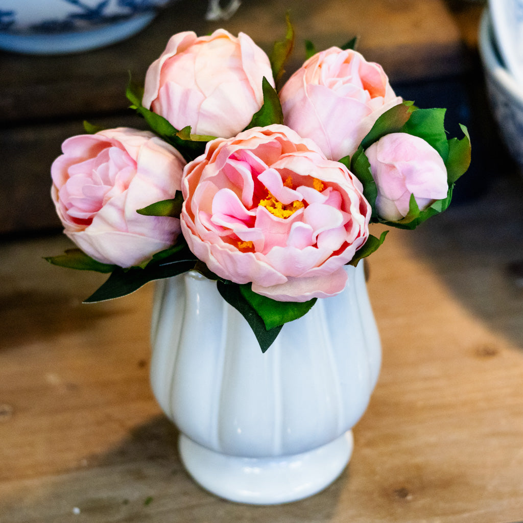 Light Pink Peony Bundle Real Touch