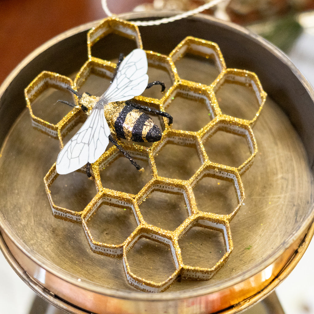 Paper Honeycomb Paper Mache Ornament