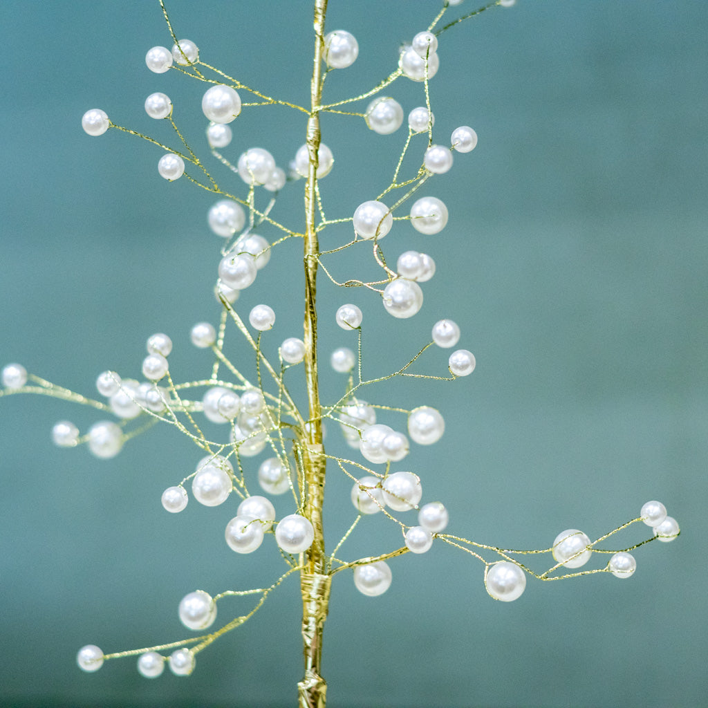 Short Pearl White Gold Tree