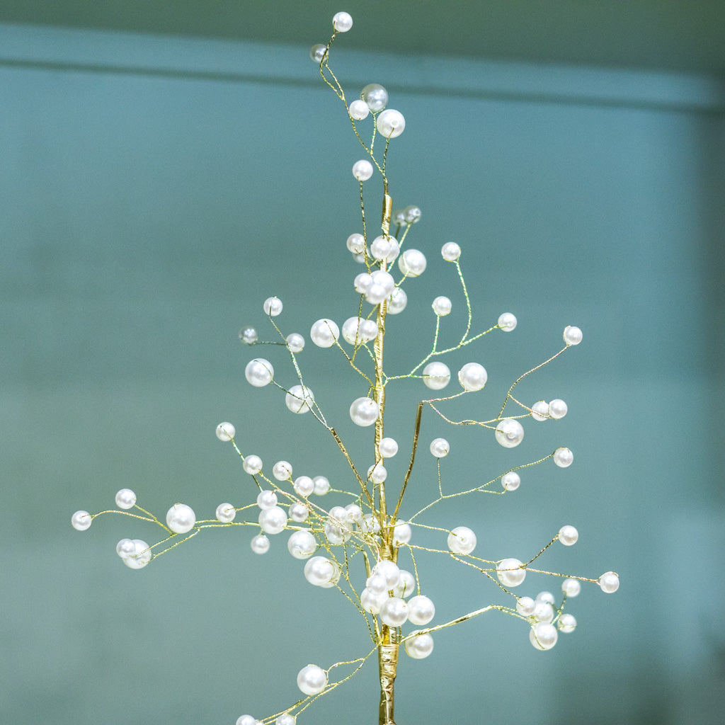 Short Pearl White Gold Tree
